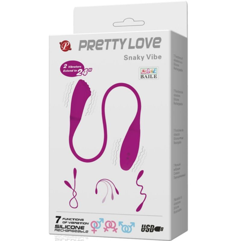 Fun Toys Pretty Love - Smart Snaky Vibe Vibrator 2 Motoren
