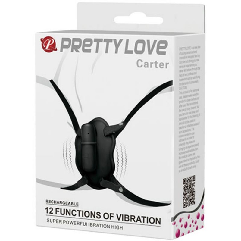 Fun Toys Pretty Love - Strap-on Mit Carter Vibrierender Bullet