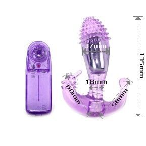 Baile Fliederfarbener Vaginal und Analstimulator mit Vibration