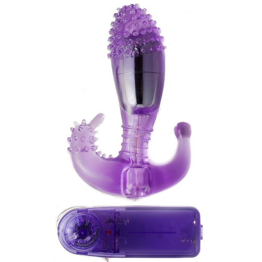 Baile Fliederfarbener Vaginal und Analstimulator mit Vibration