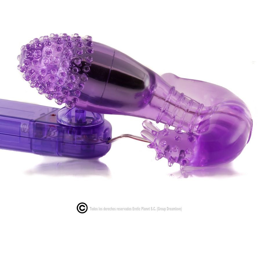 Baile Fliederfarbener Vaginal und Analstimulator mit Vibration