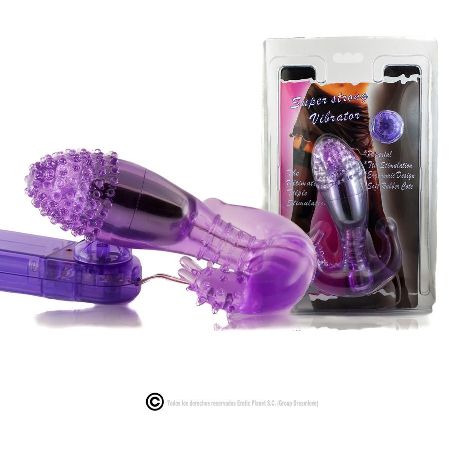 Baile Fliederfarbener Vaginal und Analstimulator mit Vibration
