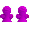 Fun Toys Pretty Love - Nippelstimulatoren 12M Lila Vibration