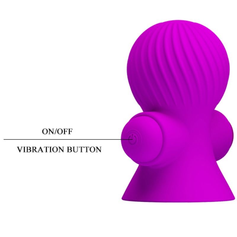 Fun Toys Pretty Love - Nippelstimulatoren 12M Lila Vibration
