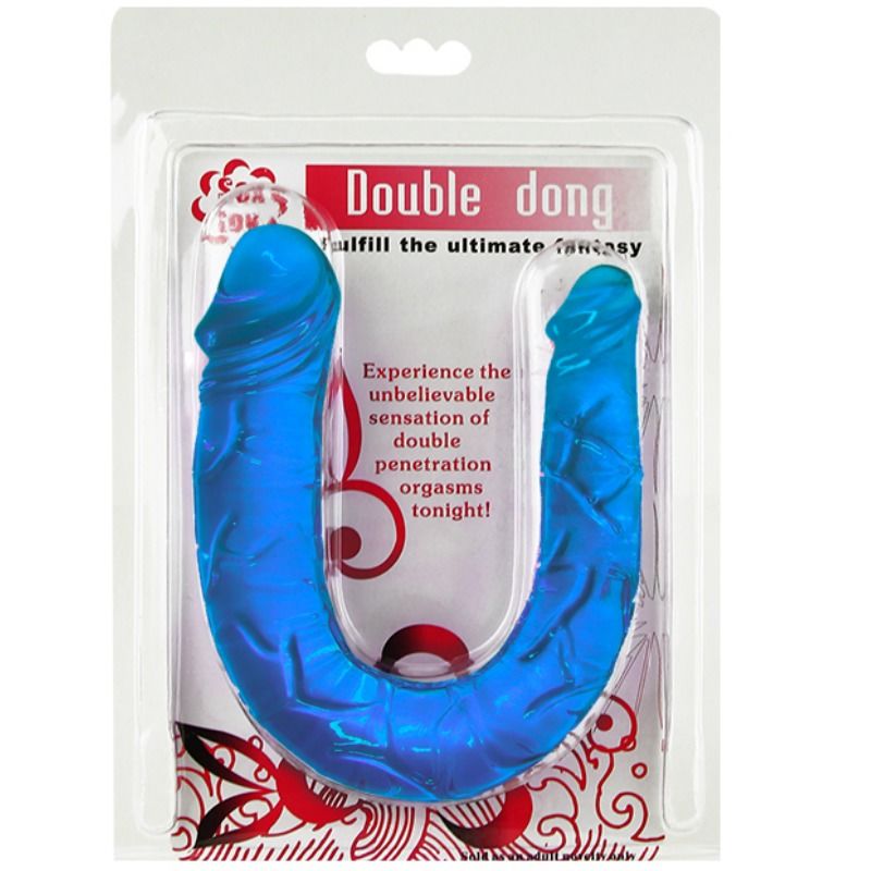 Baile Doppel Dong Doppeldildo Blau