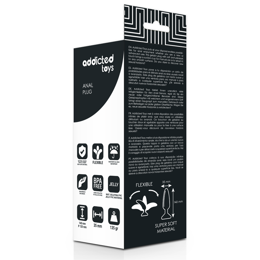Addicted Toys Analplug 13.5 CM
