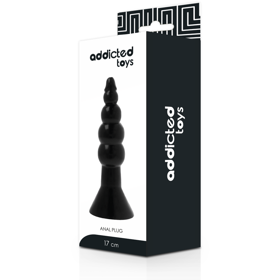 Addicted Toys Analplug 17 CM Schwarz