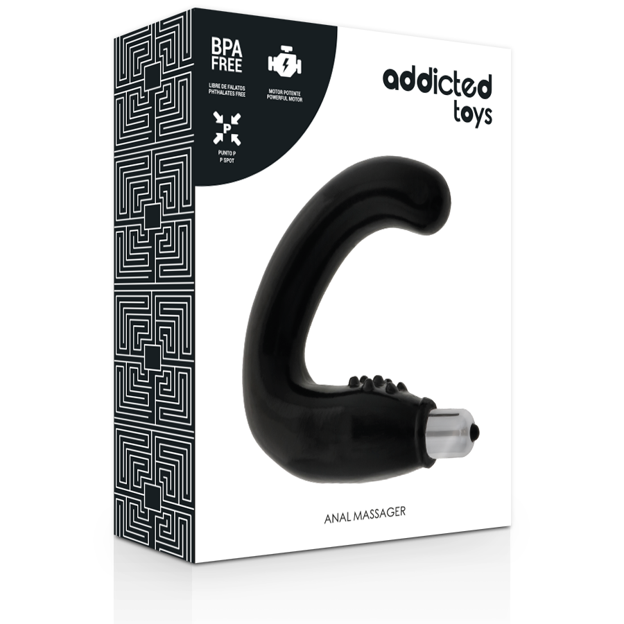 Addicted Toys Analmassager Schwarz