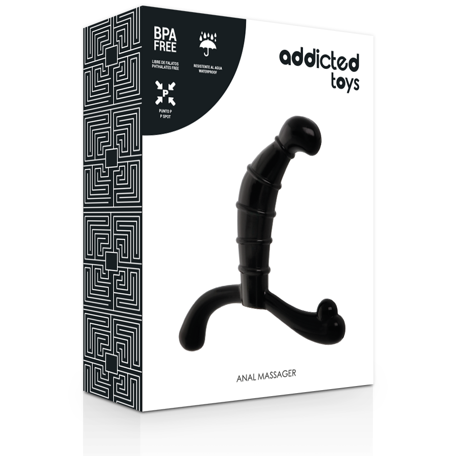 Addicted Toys Prostata Analvergnügen Schwarz
