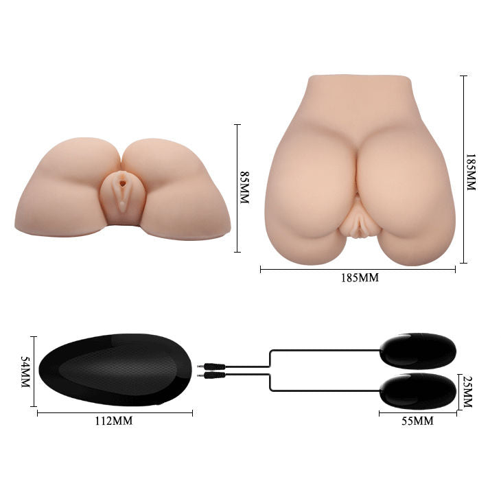 Crazy Bull Realistische Vagina und Anus mit Vibrationsposition 5