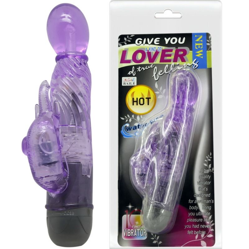 Baile Geben Sie Ihnen Eine Art Liebhabervibrator Mit Lila Hasen 10...