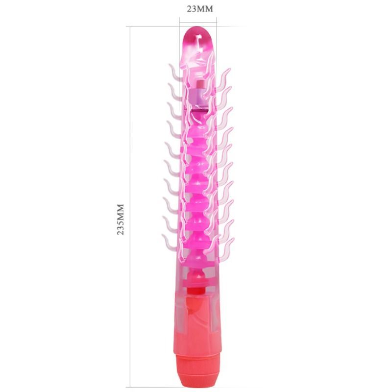 Baile Flexi Vibe Sensual Spine Biegbarer Vibrierdildo lila 23.5 CM