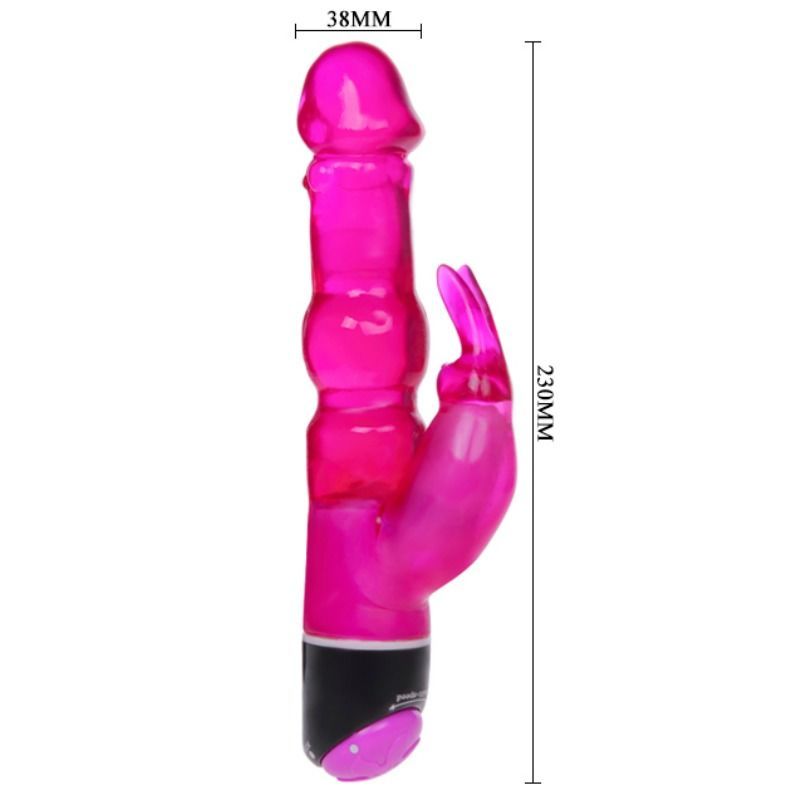 Baile Waves OF Pleasure Fantasy Vibrator Mit lila Kaninchen 23 CM
