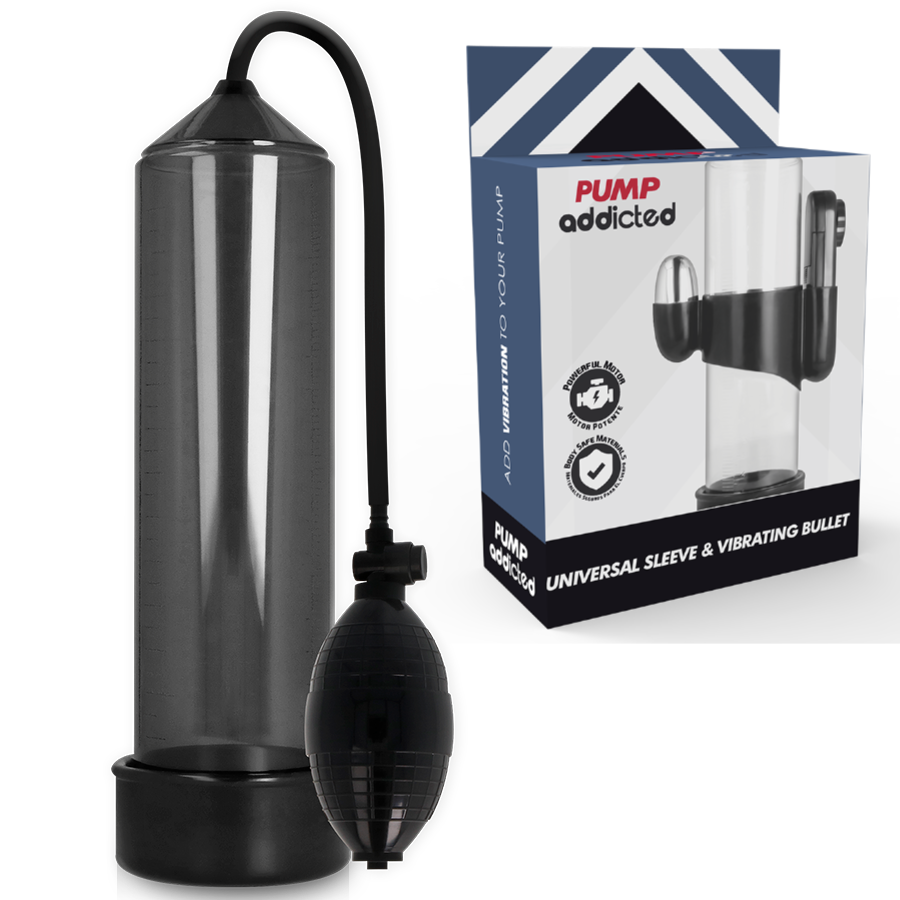 Pump Addicted Rx3 Schwarzer Vibrator