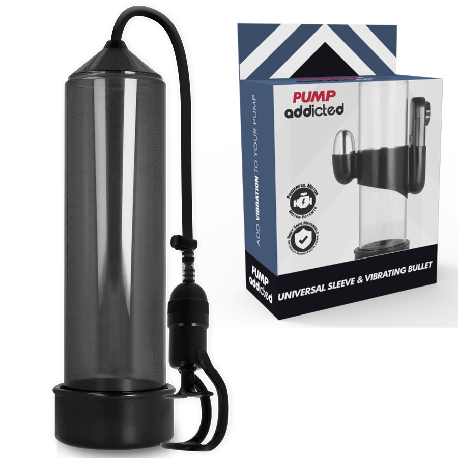 Pump Addicted Rx5 Schwarzer Vibrator