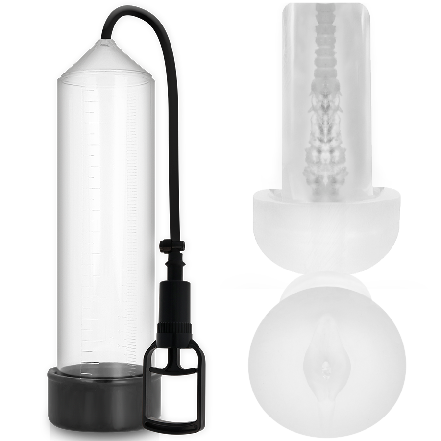 Pump Addicted Rx7 Transparent Mit Masturbator