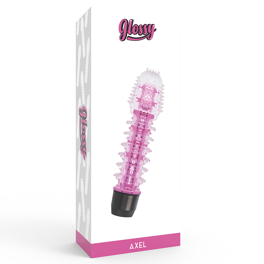 Glossy Axel Vibrator Rosa