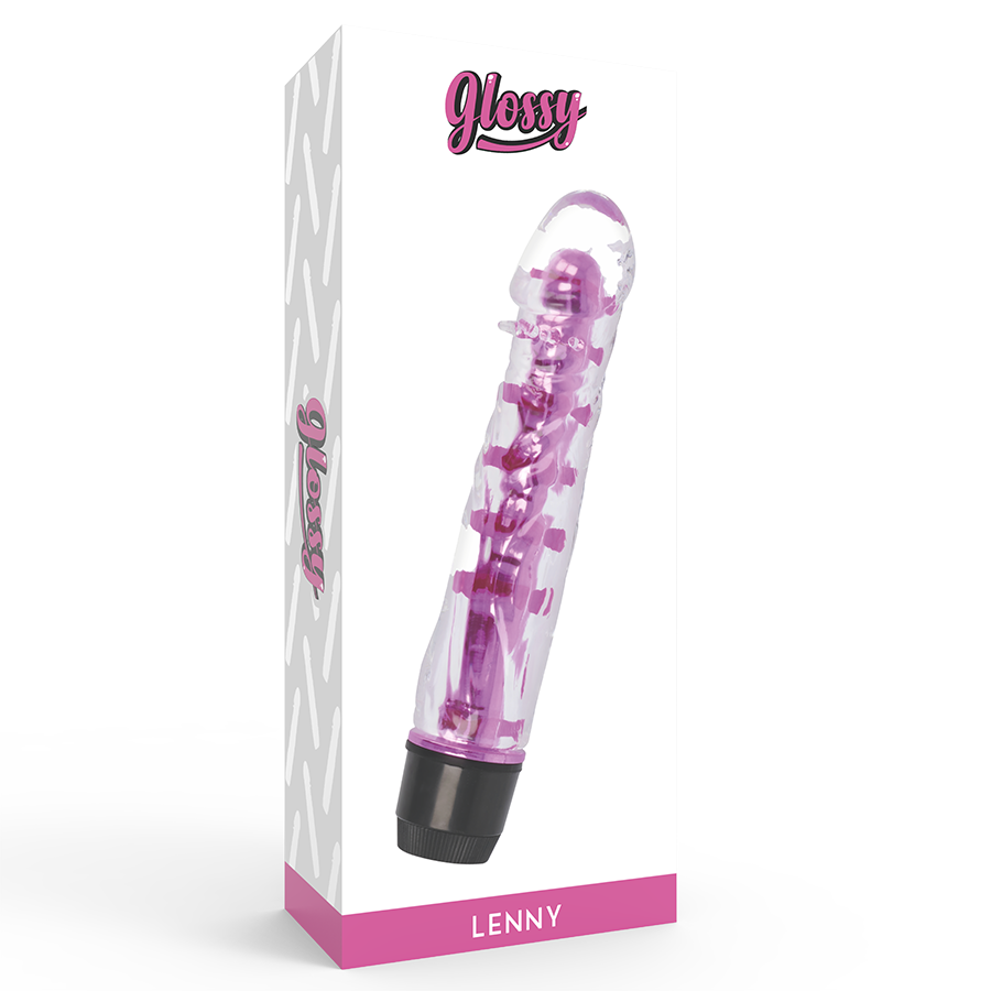 Glossy Lenny Vibrator Rosa
