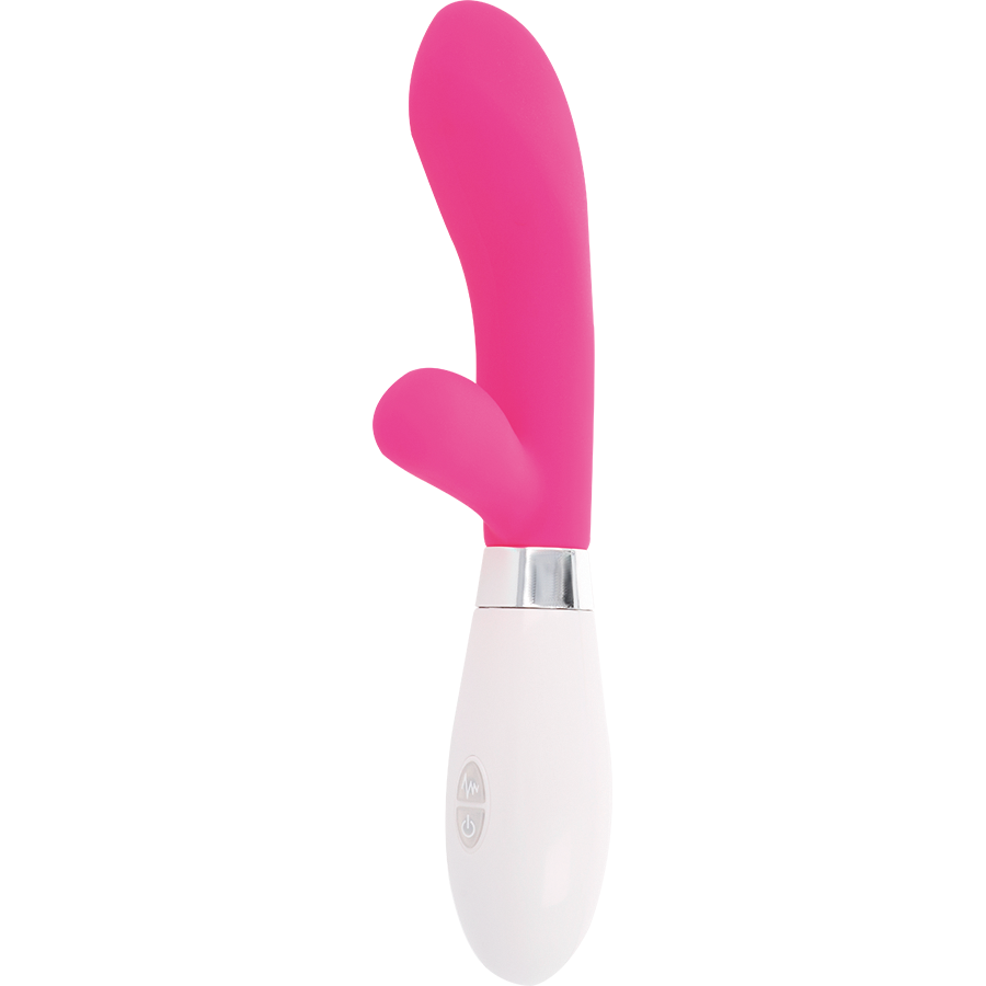 Glossy Jackson-kaninchen-rosa