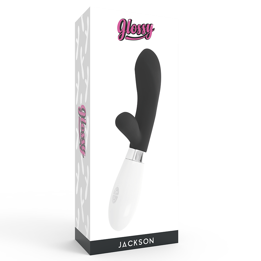 Glossy Jackson Rabbit Schwarz