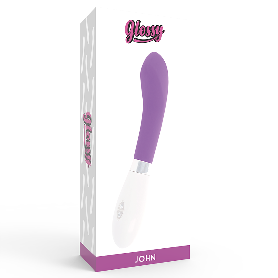 Glossy John Vibrator Lila