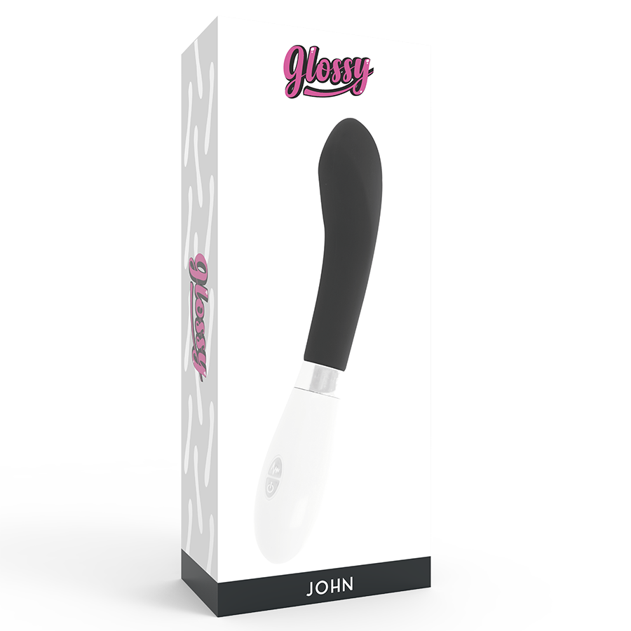 Glossy John Vibrator Schwarz