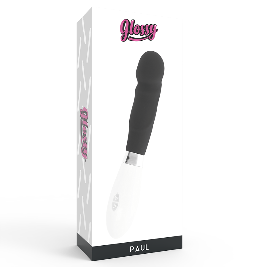 Glossy Paul Vibrator Schwarz