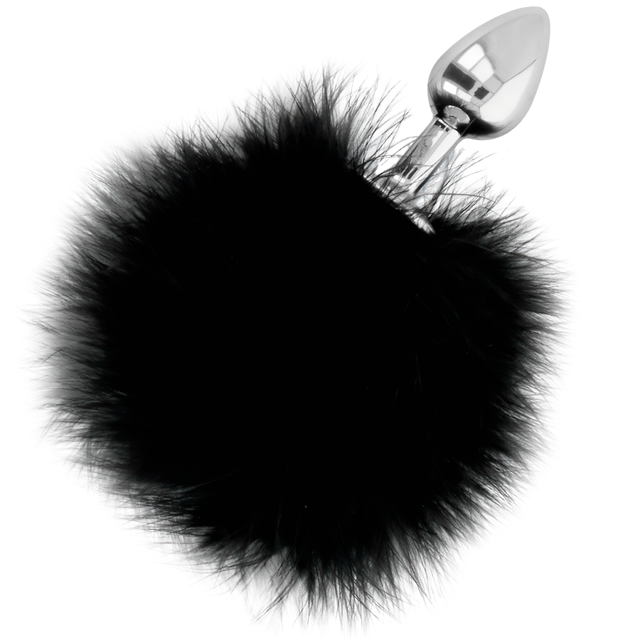 Darkness – Extra Anal Buttplug mit Schwanz Schwarz 7 Cm