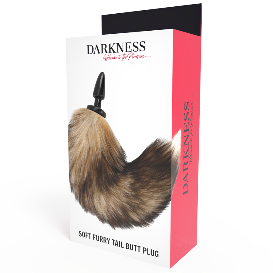 Darkness Anal Natürlicher Schwanz Mit Silikon-ANALSPlug 10 CM