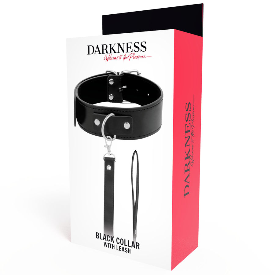 Darkness Bondage Posture-halskette Mit Lederkette