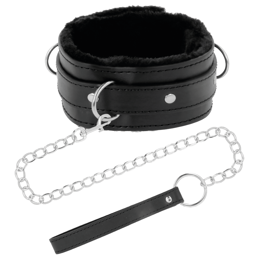 Darkness Bondage Bequeme Halskette Mit Lederkette