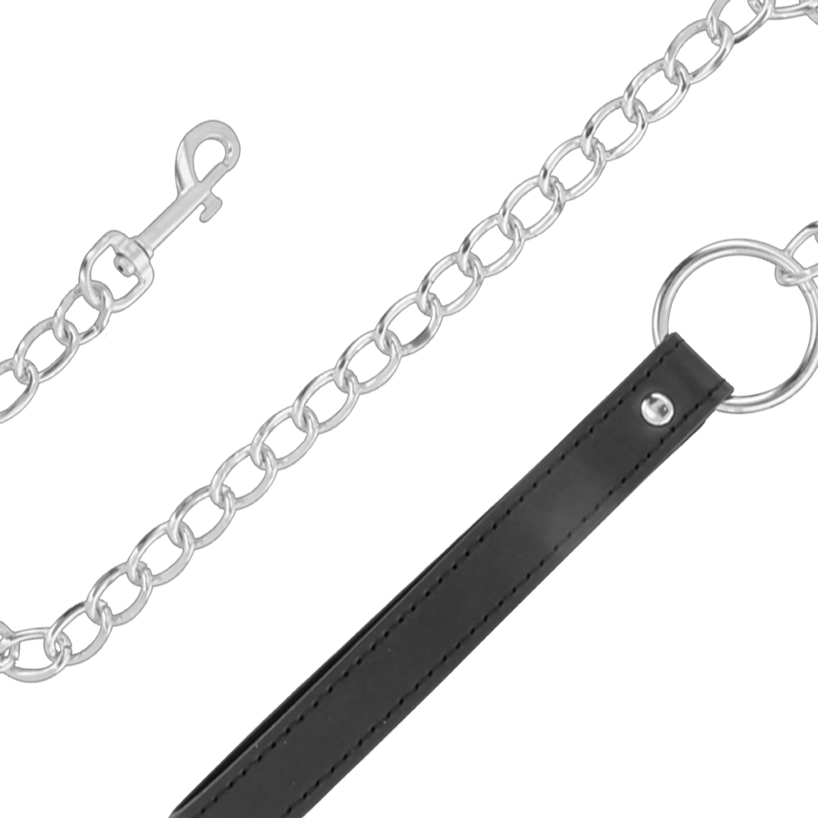 Darkness Bondage Bequeme Halskette Mit Lederkette