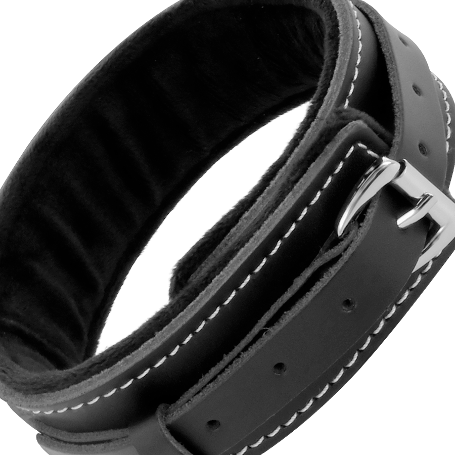 Darkness Bondage Hochwertige Leder-halskette Mit Leine