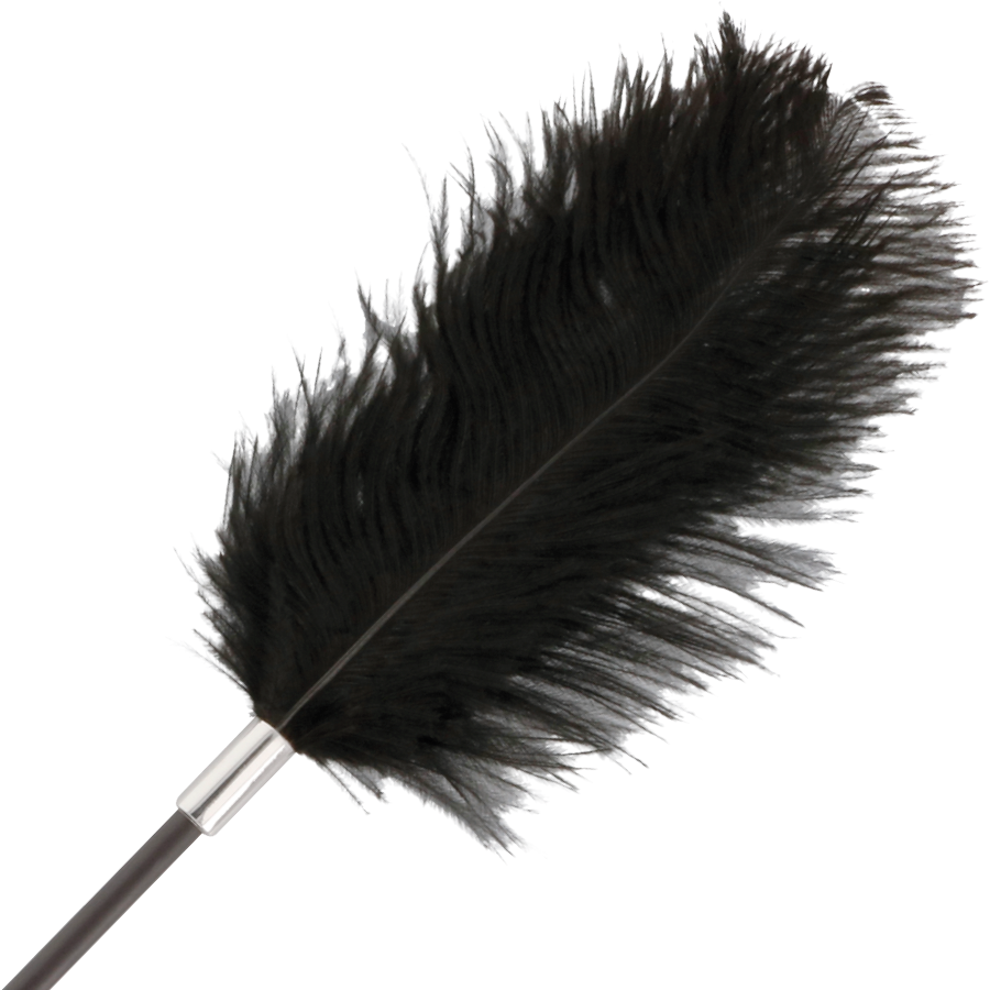 Darkness Sensations Schwarze Liebesfeder-peiste 56 CM