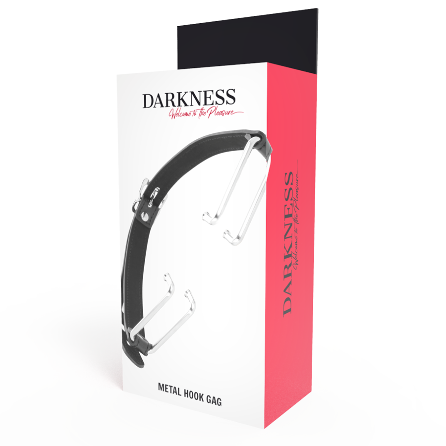 Darkness Bondage Knebel Mit Schwarzem Haken