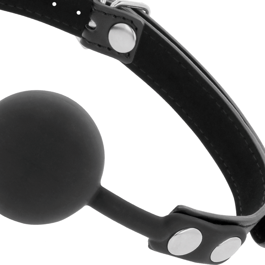 Darkness Bondage Knebel Aus Schwarzem Silikon