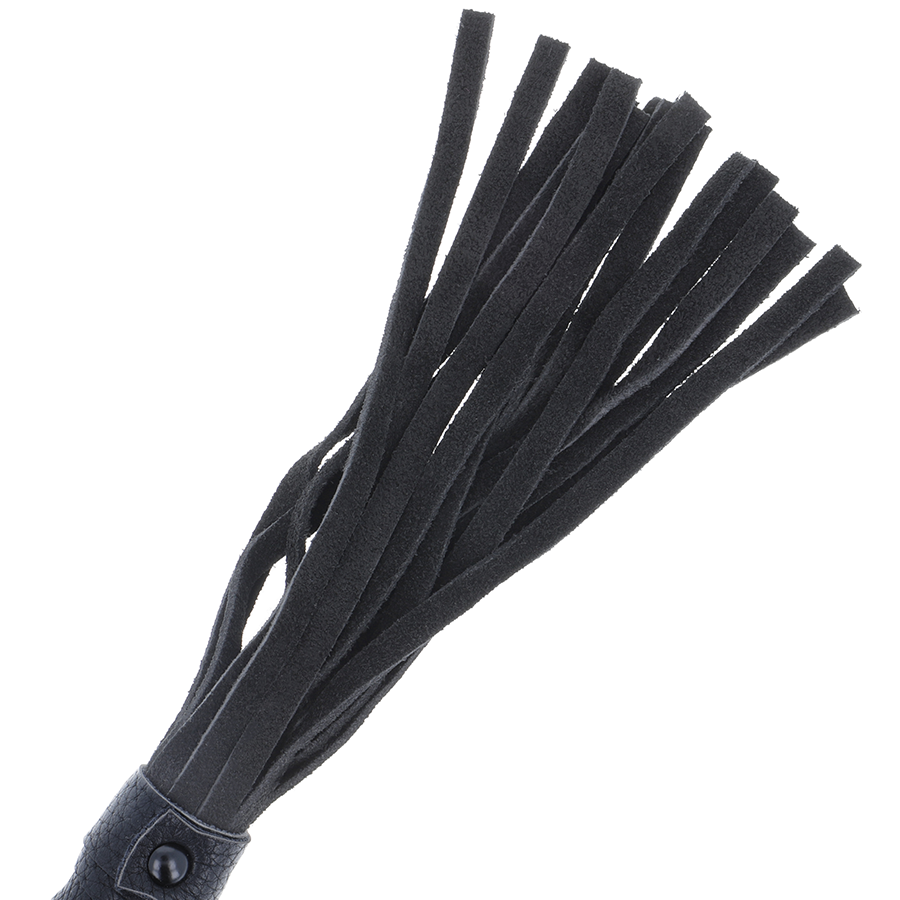 Darkness Sensations Schwarze Bondage-peiste Mit Ledergriff