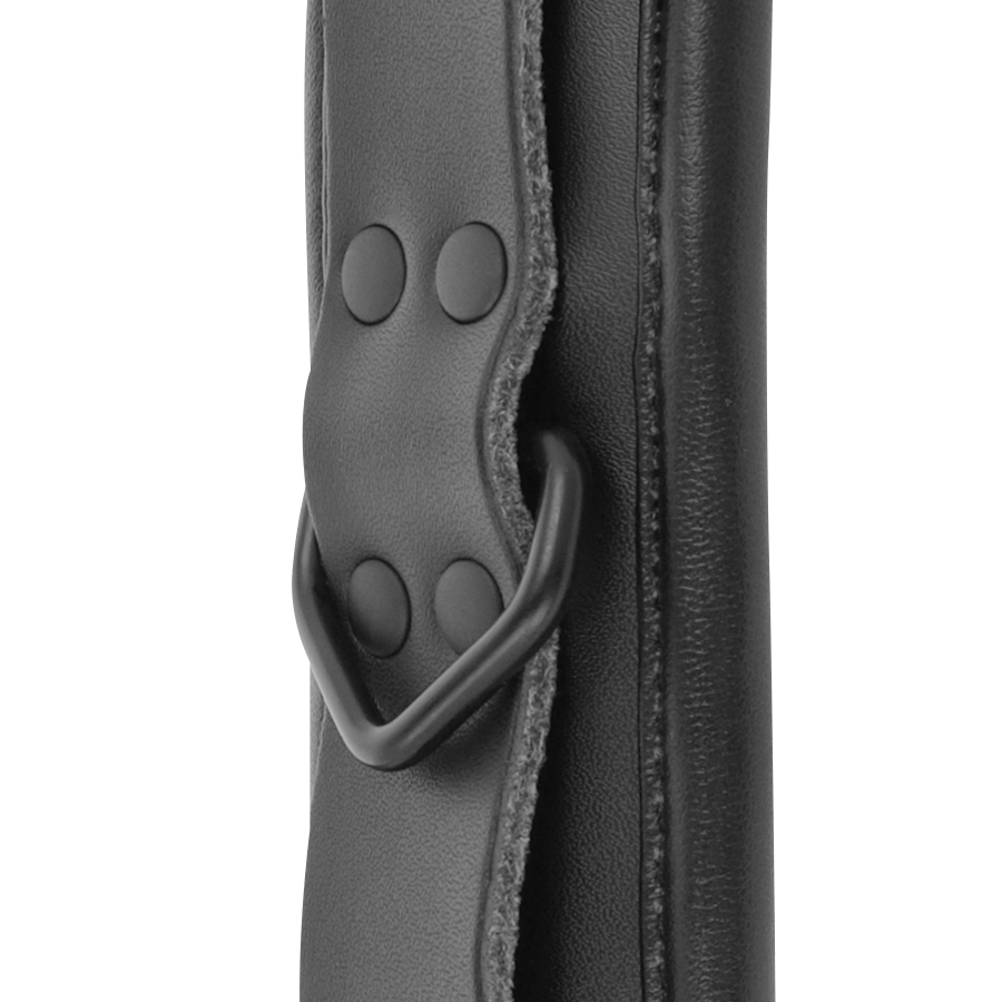 Darkness Bondage Verstellbare Knöchel-handschellen Aus Schwarzem Leder