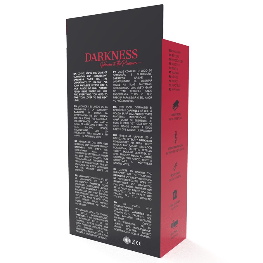 Darkness Bondage Schwarze Handschellen