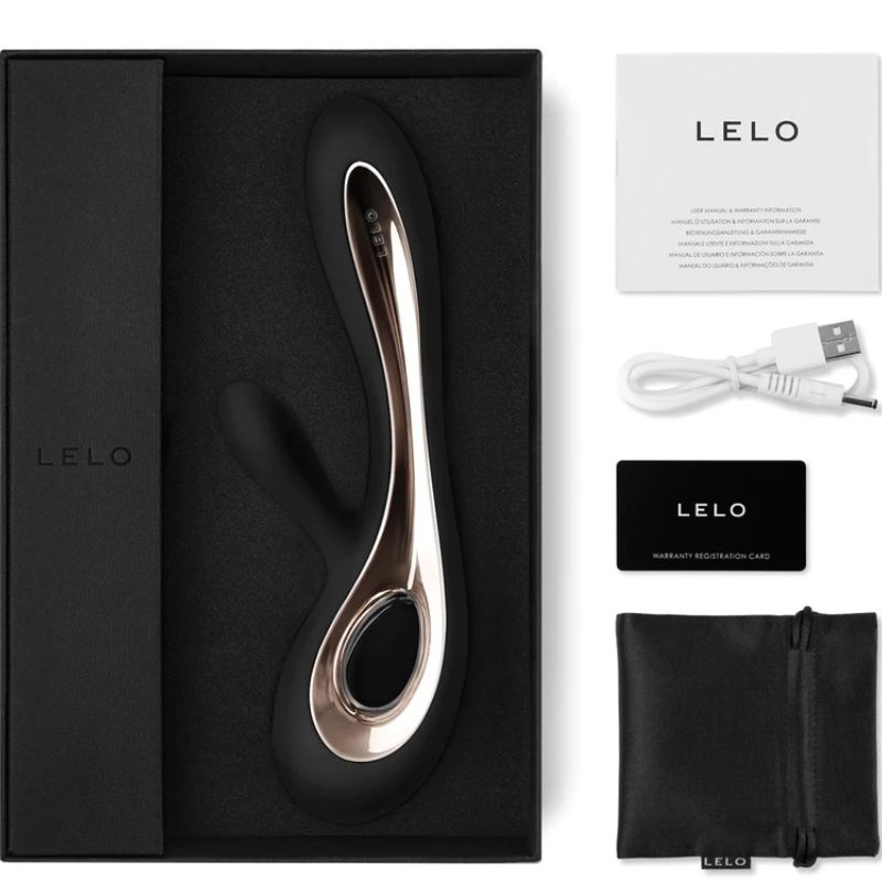 LELO Soraya 2 Schwarzer Kaninchenvibrator