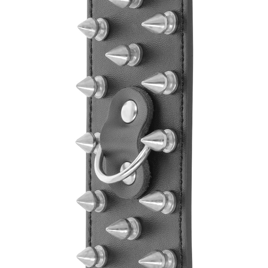 Darkness Bondage Skulls And Bones Schwarze Handschellen Mit Spikes