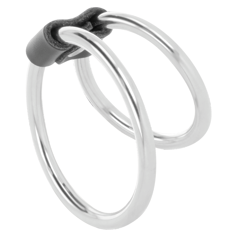 Darkness – Doppelter Penisring aus Metall