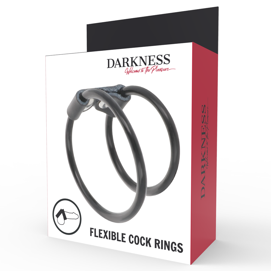 Darkness – Doppelter Flexibler Penisring