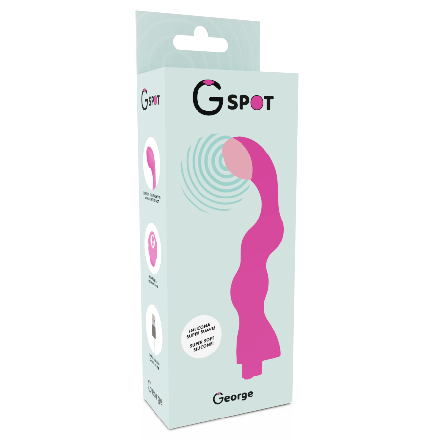 G-Spot George G-spot Vibrator Gum rosa