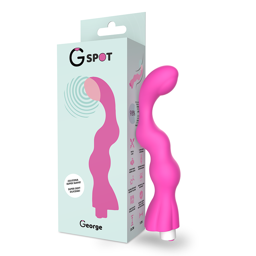 G-Spot George G-spot Vibrator Gum rosa
