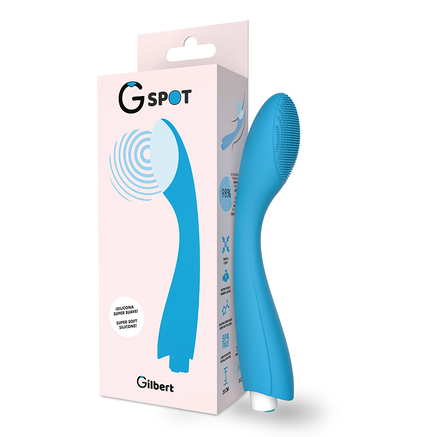 G-Spot Gylbert Türkis Blauer Vibrator