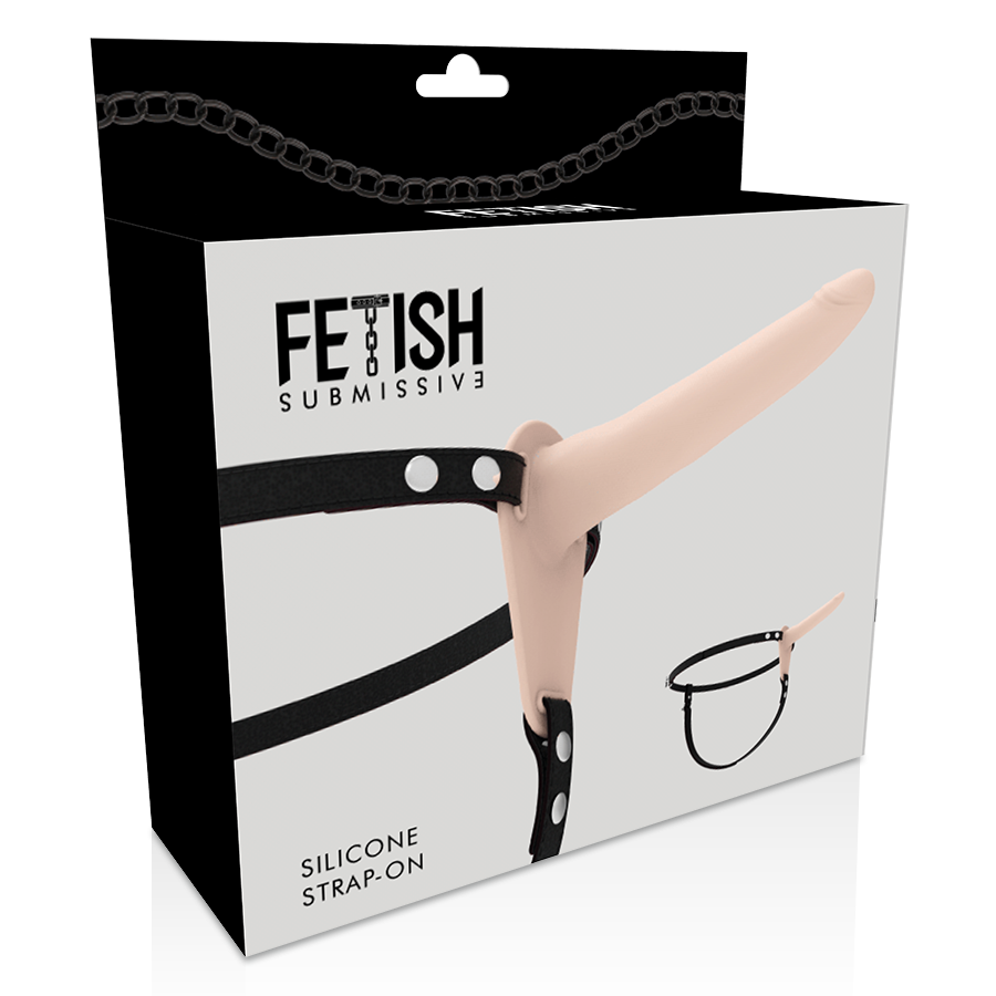 Fetish Submissive Harness Silikon Hautfarbe 15 CM
