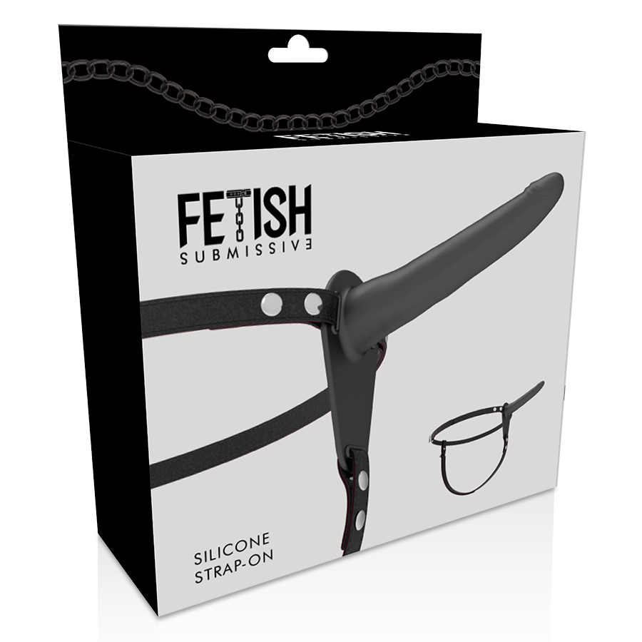 Fetish Submissive Harness Schwarzes Silikon 15 CM