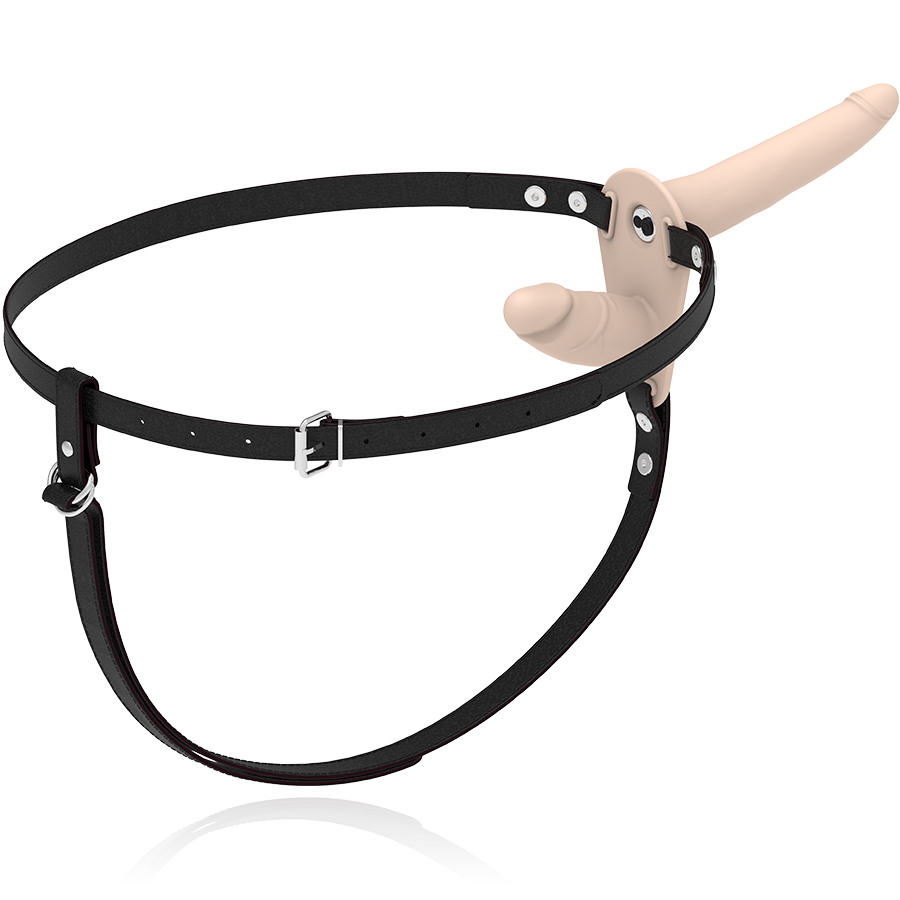 Fetish Submissive Harness Doppelte Penetration, Fleisch-vibrator