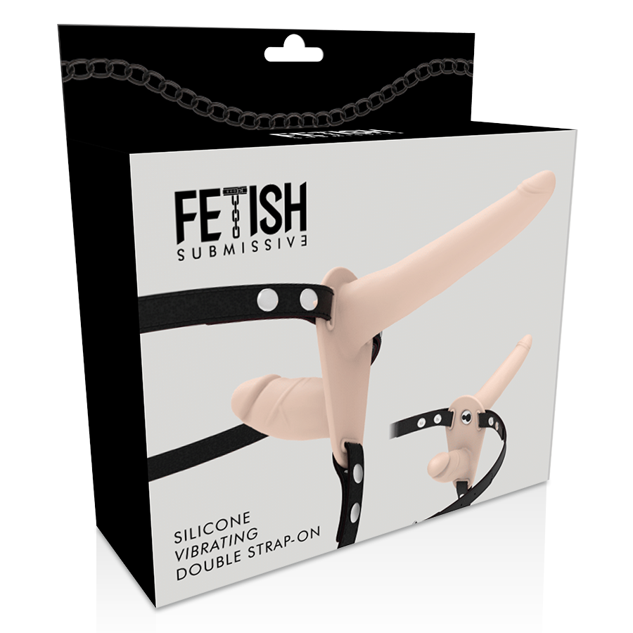 Fetish Submissive Harness Doppelte Penetration, Fleisch-vibrator